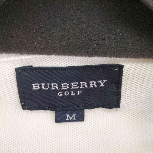 バーバリーゴルフ BURBERRY GOLF ジップアップアーガイルニット レディース JPN:M