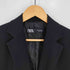 ザラ ZARA ベーシック ラペル ブレザー テーラードジャケット レディース EUR:36