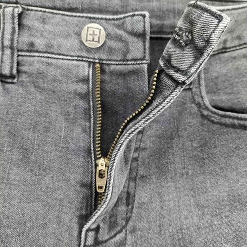 スビ KSUBI 十字刺繍スリムデニム レディース US:28-29