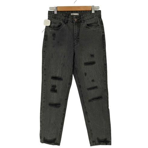 ザラ ZARA ダメージデニムパンツ レディース JPN:L