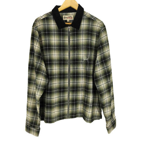 ステューシー Stussy 21AW Frank Plaid Zip LS Shirt メンズ JPN:M