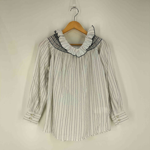 ピンコ PINKO ストライプ オフショルダー ブラウス レディース import:XS
