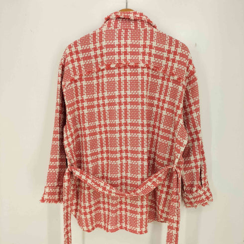 ザラ ZARA 金ボタン ツイード ジャケット メンズ import:S