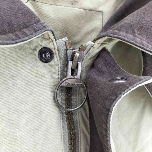 バブアー Barbour T255 FOUNTAINE BLEU JKT ファウンテン ブルー 裏地タータンチェック Dカン ノンワックス ジャケット メンズ import:XL