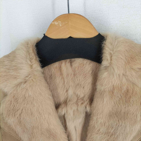クレージュ courreges ラビットファー ムートンジャケット レディース 11AR