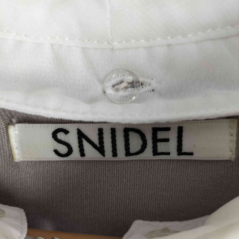 スナイデル snidel 21AW プリーツカラーニットワンピース レディース ONE SIZE