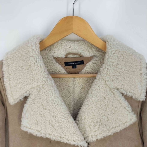 トミーヒルフィガー TOMMY HILFIGER ボア ムートンコート レディース import:S
