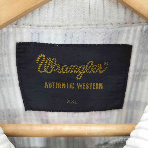 ラングラー Wrangler 太畝チェック柄コーデュロイブルゾン メンズ JPN:XXL