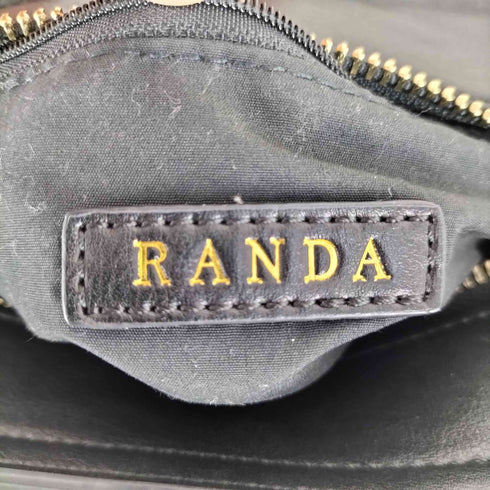 ランダ RANDA サイドジップミニトートバッグ レディース