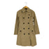 バーバリーブルーレーベル BURBERRY BLUE LABEL ウールノバチェックライナー付き トレンチコート レディース 36