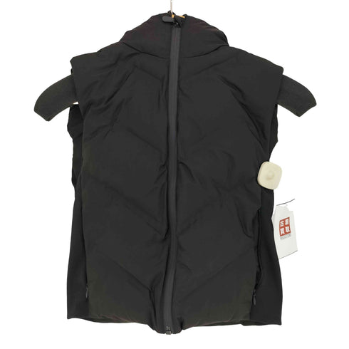 ザラ ZARA 中綿 フーデッドフィットキルティングベスト レディース import:S