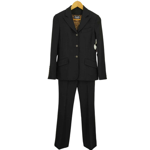 ドルチェアンドガッバーナ DOLCE&GABBANA 裏地レオパード 段返り3B シングル セットアップ メンズ 24/38