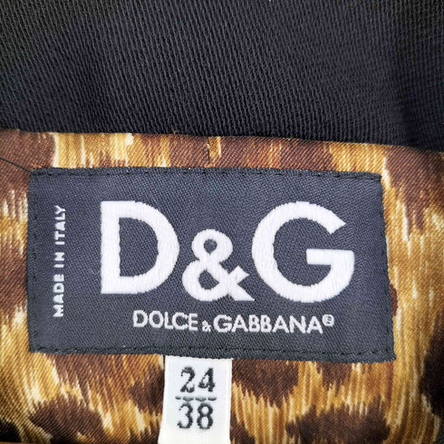 ドルチェアンドガッバーナ DOLCE&GABBANA 裏地レオパード 段返り3B シングル セットアップ メンズ 24/38
