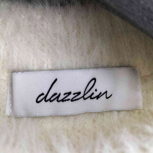 ダズリン dazzlin ショルダーリボンシャギーミニワンピース レディース JPN:1