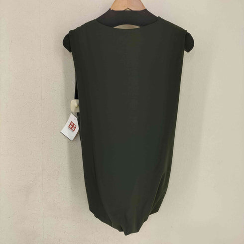 ジルサンダー JIL SANDER MADE IN ITALY ゴム糸 ナイロン ノースリーブトップ レディース import:M