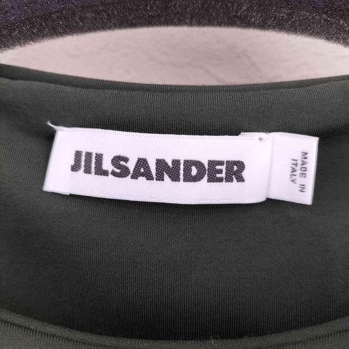 ジルサンダー JIL SANDER MADE IN ITALY ゴム糸 ナイロン ノースリーブトップ レディース import:M