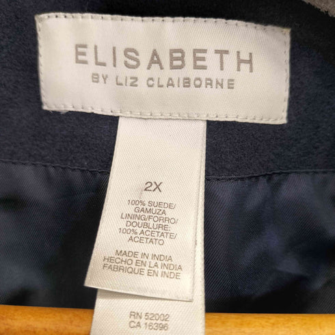リズ クレイボーン LIZ Claiborne ELISABETH スエード オーバーサイズジャケット メンズ 2X