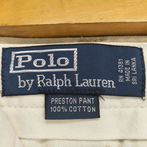 ポロバイラルフローレン Polo by RALPH LAUREN PRESTON PANT コットンチノパン メンズ