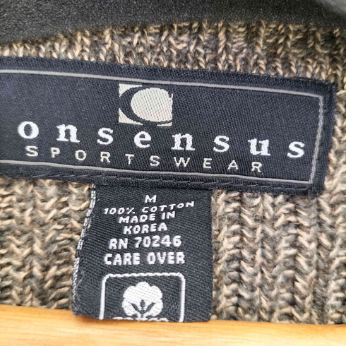 コンセンサス consensus オーバーサイズ コットンニット セーター メンズ import:M