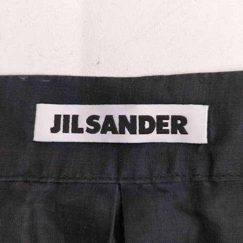 ジルサンダー JIL SANDER リネン タックスカート レディース EUR:36