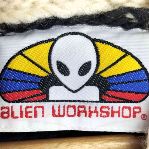 Alien workshop ショールカラー ジップアップ カウチン ジップニット メンズ