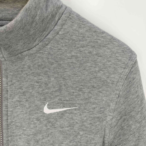 ナイキ NIKE ロゴ刺繍 ハイネック ジップアップスウェット メンズ import:M
