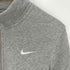 ナイキ NIKE ロゴ刺繍 ハイネック ジップアップスウェット メンズ import:M