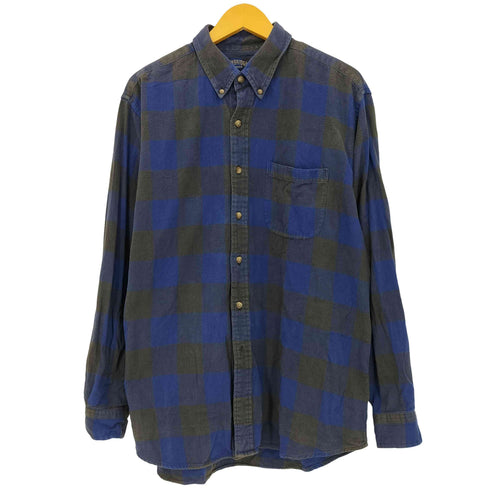 Cambridge インドネシア製 チェック ボタンダウン L/S シャツ メンズ import:XL