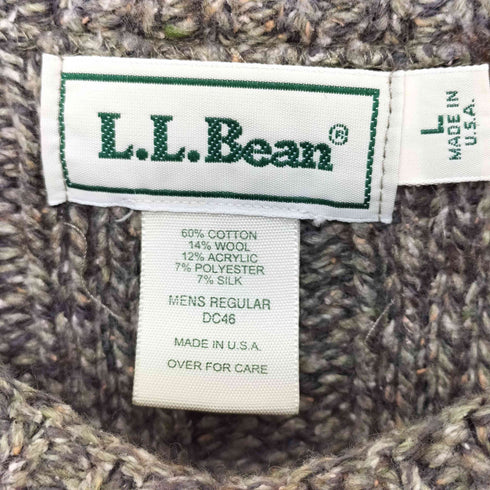 エルエルビーン L.L.Bean 90S USA製 Vネック プルオーバー ニット メンズ import:L