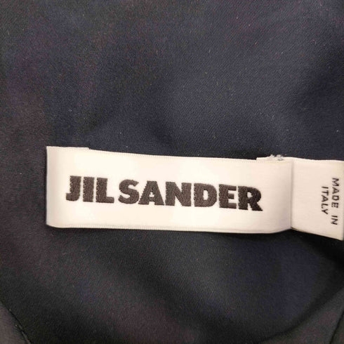 ジルサンダー JIL SANDER シルク混 ステンカラーコート レディース 34