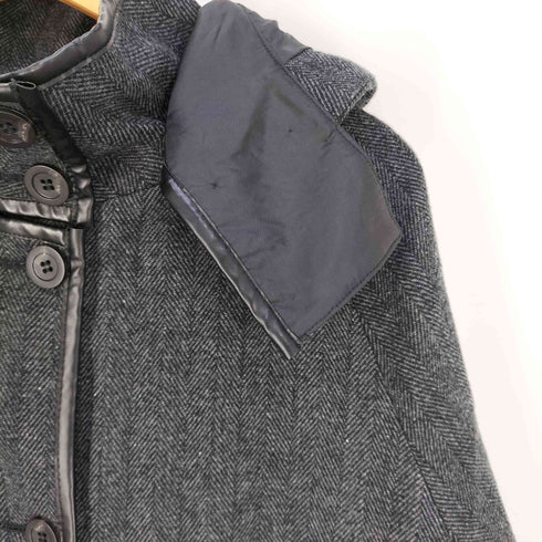 アズールバイマウジー AZUL by moussy TWEED PONCHO COAT ツイードポンチョコート レディース FREE