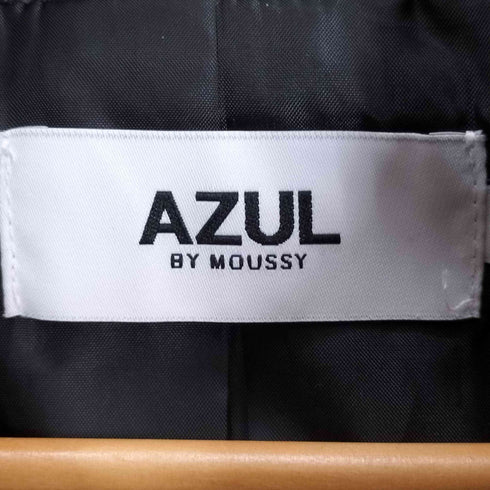 アズールバイマウジー AZUL by moussy TWEED PONCHO COAT ツイードポンチョコート レディース FREE