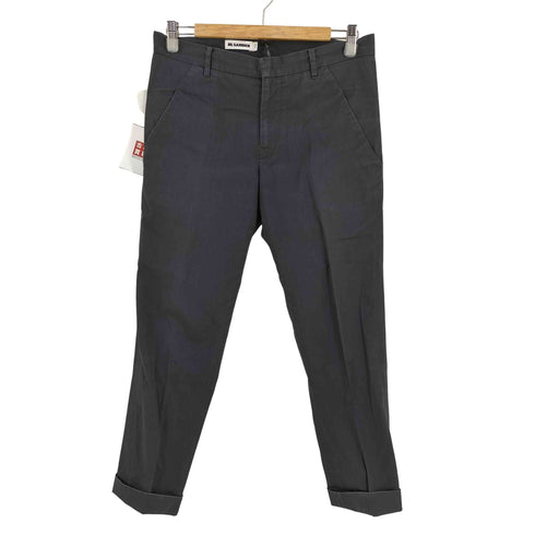 ジルサンダー JIL SANDER コットンポリウレタン スラックス レディース 34