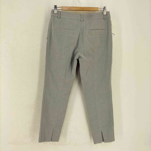 チヴィディーニ CIVIDINI MADE IN ITALY 裾スリット コットンポリ ストレートパンツ レディース 40