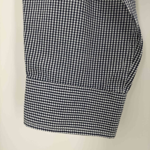 ミチコロンドン MICHIKO LONDON クロップドチェックシャツ レディース LL