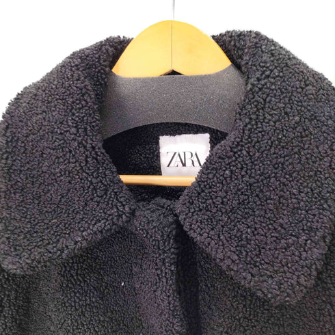 ザラ ZARA Faux Shearling Jacket レディース import:M