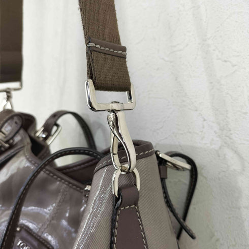 トッズ TOD’S 2WAY ショルダーバッグ PVC レディース