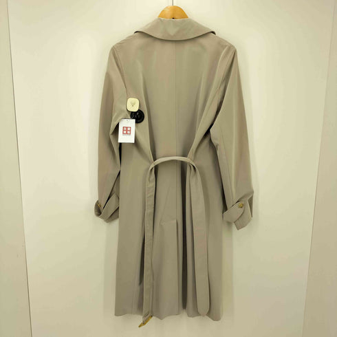 マックスマーラ MAX MARA イタリア製 裏地総柄ステンカラーコート レディース 38