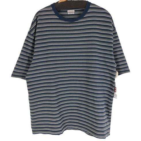 スティーブンアラン Steven Alan SIRO BORDER SHORT SLEEVE TEE -LOOSE/Tシャツ メンズ JPN:XL