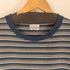 スティーブンアラン Steven Alan SIRO BORDER SHORT SLEEVE TEE -LOOSE/Tシャツ メンズ JPN:XL