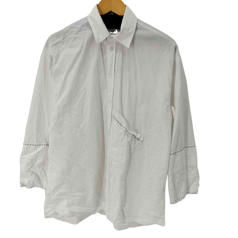 ザラ ZARA ステッチデザインシャツ レディース import:S