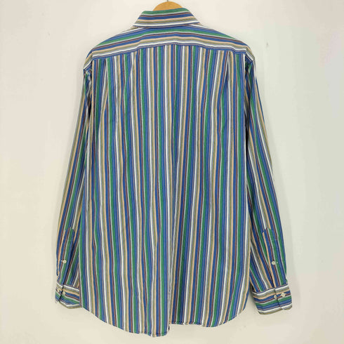 ポロバイラルフローレン Polo by RALPH LAUREN 90S インドネシア製 REGENT オーバーサイズ ストライプ L/S シャツ メンズ import:XL