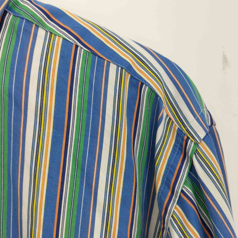 ポロバイラルフローレン Polo by RALPH LAUREN 90S インドネシア製 REGENT オーバーサイズ ストライプ L/S シャツ メンズ import:XL