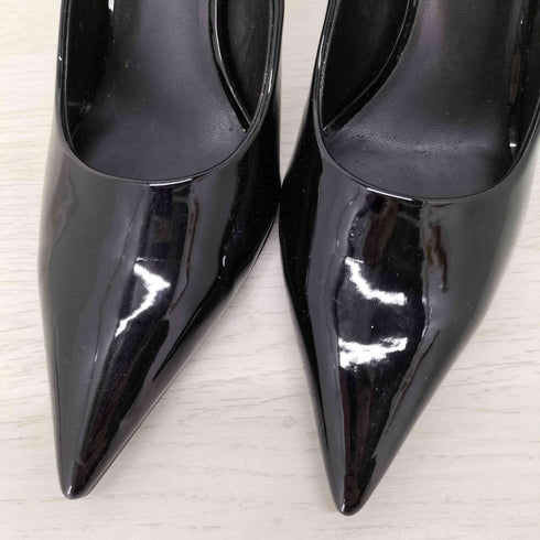 チャールズキース CHARLES & KEITH ポインテッドトゥエナメルパンプス レディース JPN:38