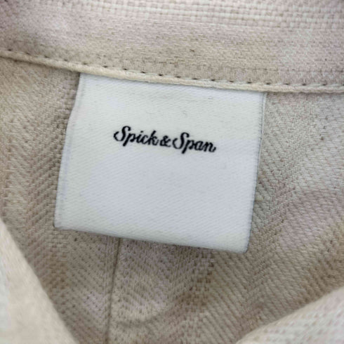 スピックアンドスパン Spick and Span 20SS ヘリンボーンシャツジャケット レディース JPN:38