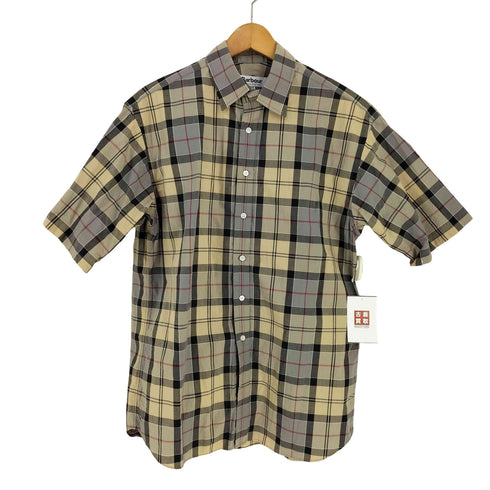 バブアー Barbour チェック S/S レギュラーカラーシャツ メンズ UK:36