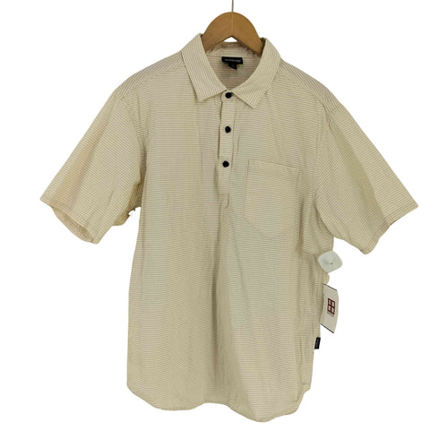 パタゴニア patagonia シアサッカー ボーダー プルオーバーシャツ メンズ import:M