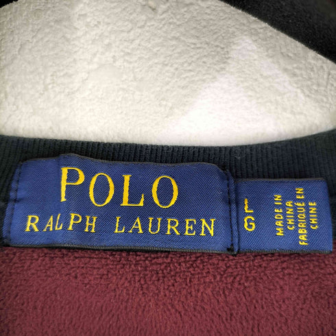 ポロラルフローレン POLO RALPH LAUREN ポニー刺繍 クルーネックスウェット メンズ import:L