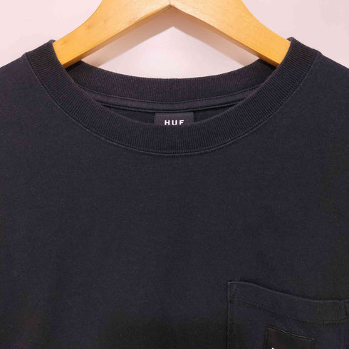 ハフ HUF ワンポイントロゴ L/S クルーネックTシャツ メンズ import:S