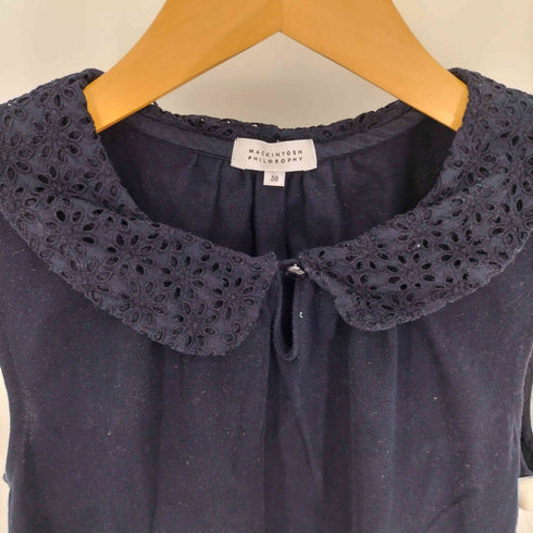 マッキントッシュフィロソフィー MACKINTOSH PHILOSOPHY 襟 花柄 ノースリーブ ブラウス レディース EUR:38